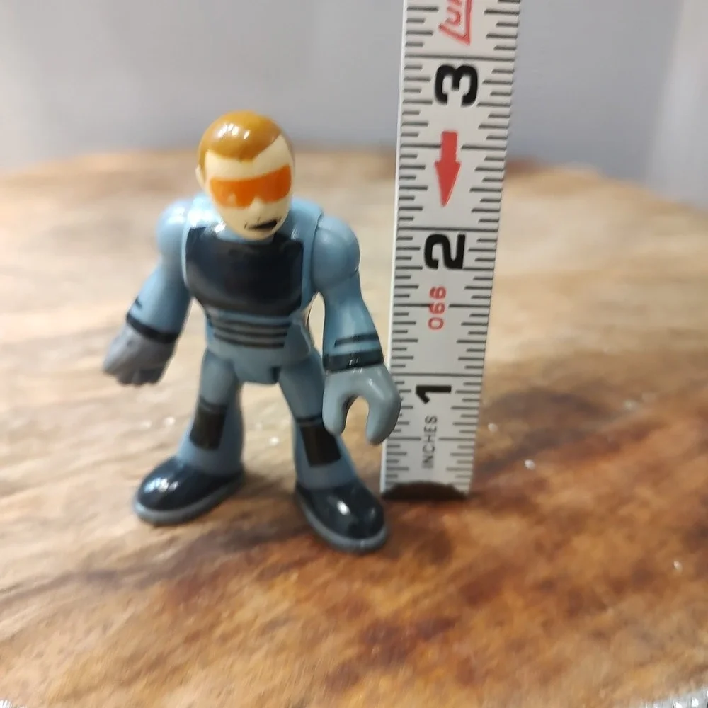 Imaginext Grey Astronaut Guy Man Mini Figure Rare From Space Shuttle Set Playset